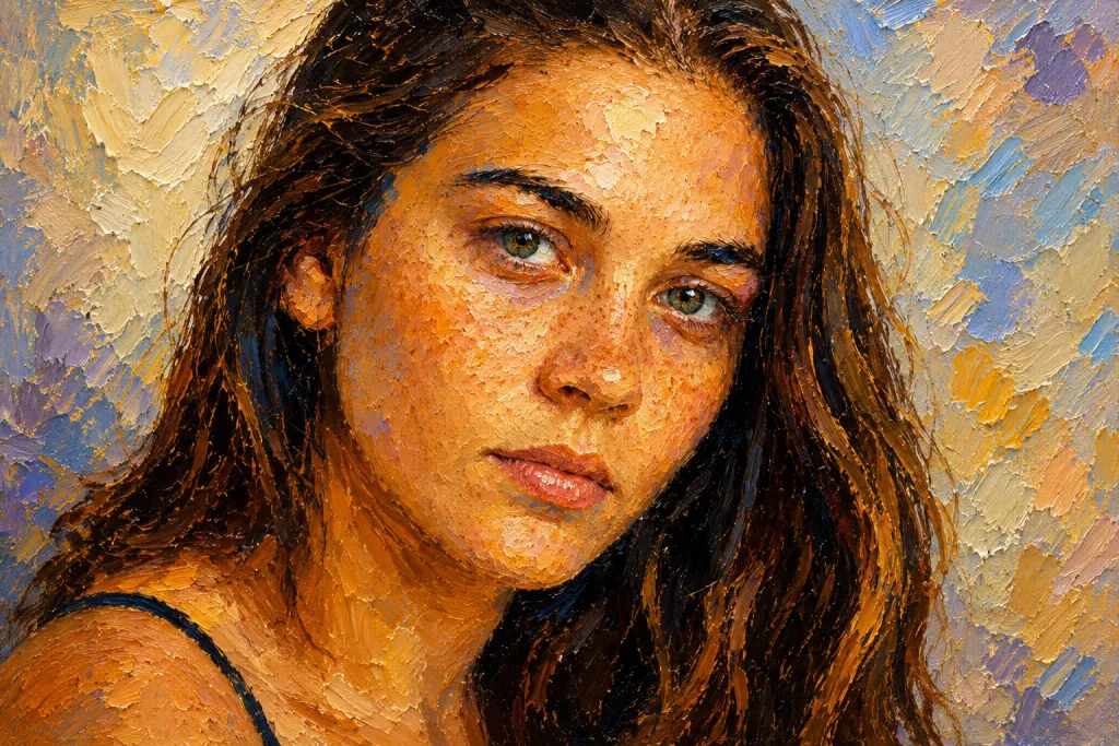 AI photo combiner example — art style transferred between two images