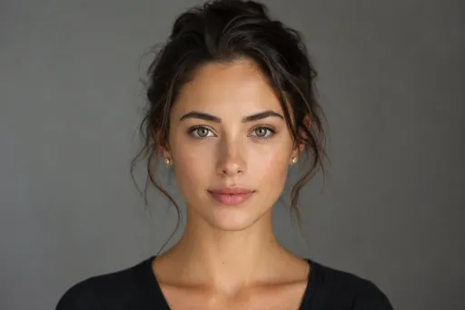 AI image combiner example — two faces merged into one portrait